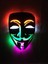 Maske LED Işıklı Ahşap Tablo 2
