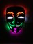 Maske LED Işıklı Ahşap Tablo 3