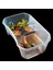 Plastik Sürüngen Terrapin Kaplumbağa Tankı Vivarium Besleme Kutusu 40X25X14CM Beyaz 2