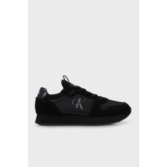 Calvin Klein Logolu Hakiki Deri Sneaker Ayakkabı Erkek Ayakkabı YM0YM00553 0gl