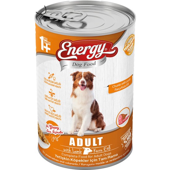 Dog Food Energy Kuzu Etli Yetişkin Islak Köpek Maması 400 G Fiyatı