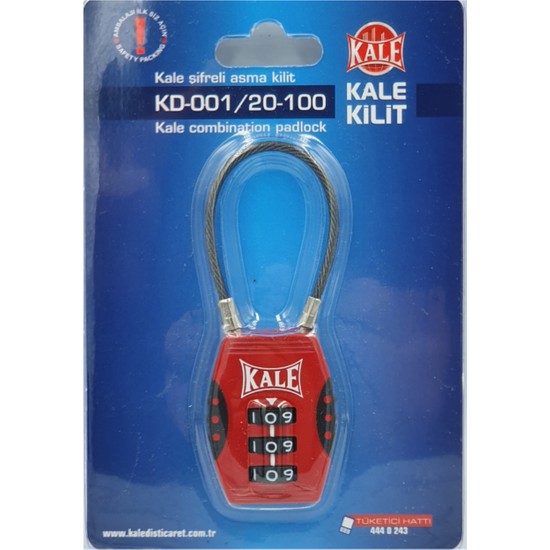 Kale Kilit Kale Şifreli Asma Kilit 3 Basamaklı Şifreleme Fiyatı