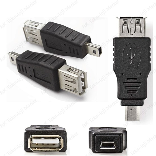 Bk Teknoloji Mini Usb Erkek To Usb Di I Otg D N T R C Fiyat