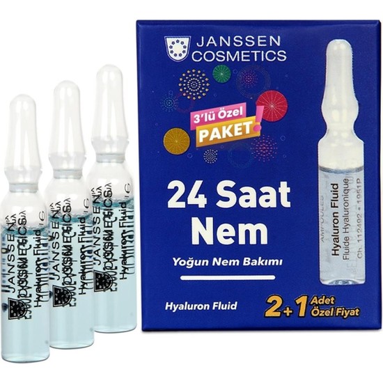 Janssen Cosmetics Yüksek Nem Sağlamaya Ampul 3'lü Fiyatı
