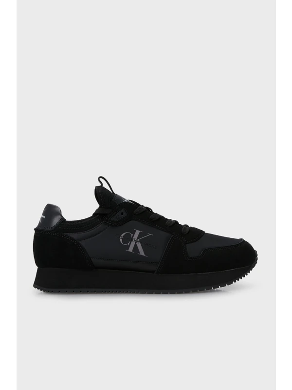 Calvin Klein Logolu Hakiki Deri Sneaker Ayakkabı Erkek Ayakkabı YM0YM00553 0gl