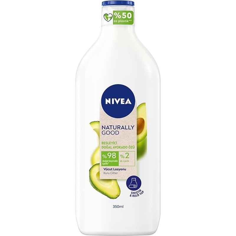 Nivea Naturally Good Avokado Vücut Losyonu 350 ml