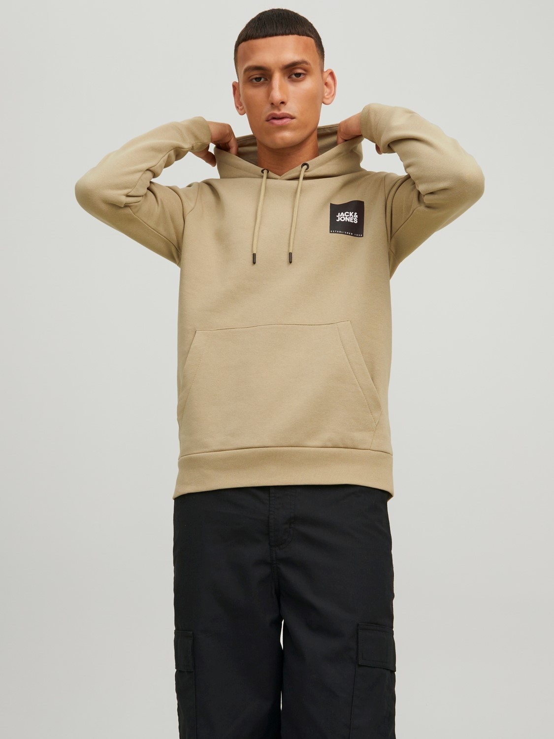 Jack & Jones Lock Erkek Kapüşonlu Sweatshirt 12213245