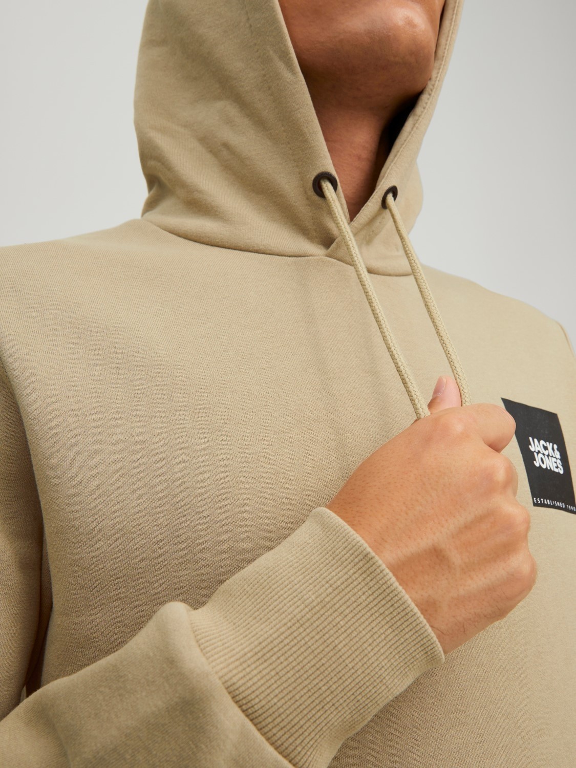Jack & Jones Lock Erkek Kapüşonlu Sweatshirt 12213245 görsel 5