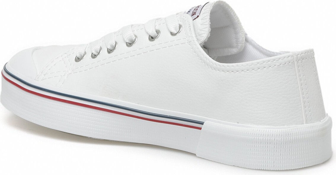 U.S. Polo Assn. Penelope Wt 2pr Beyaz Kadın Sneaker görsel 3