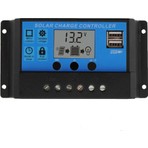 Schulzz Pwm  Güneş Solar Paneli Akü Şarj Kontrol Cihazı 12V-24V Kontrol Cihazı Akü Şarj Regülatör 10A Verimlilik ile Güçlü Kontrol