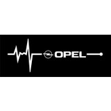Oto Sticker Opel Nabız Kalp Atışı Ritim Sticker 2 Adet