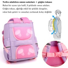 TopOne Kızlar Için Okul Sırt Çantaları Çok Fonksiyonlu Sevimli Unicorn Büyük Kapasiteli Schoolbag (300 * 180 * 370MM) (Yurt Dışından)