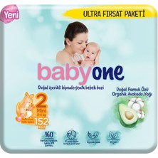 Yeni Babyone Bebek Bezi 2 Beden Mini Ultra Fırsat Paketi 3-6 kg 152'li