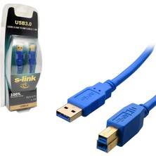 Emba S-Link Yazıcı Kablosu USB 3.0 Gold 1.5mt SLX-U35