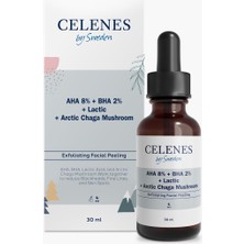 Celenes Aha + Bha + Lactıc + Arctıc Chaga Mushroom Serum 30 ML