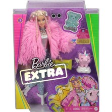 GRN28 Barbie Extra - Pembe Ceketli Bebek