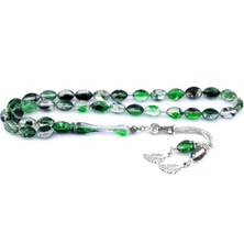 Doğan Silver Hareli Toz Kehribar Tesbih DGN1154