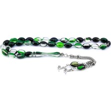 Doğan Silver Hareli Toz Kehribar Tesbih DGN1157