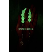 Doğan Silver Hediye Toz Kehribar Kedi Göz Zaza Tesbih DGN1182