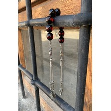 Doğan Silver Hediye Sürmeli Toz Kehribar Zaza Tesbih DGN1183