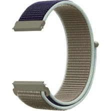 Markacase Gear 2(R380-381-382) Için Spor Dokuma Kordon Khaki(Uçuk Haki)