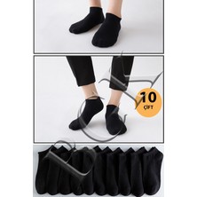 Tuğba Baby Unisex 10 Çift Siyah Kısa Yazlık Çorap