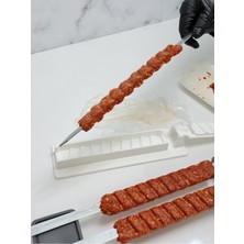 Bazaragel Pratik Hızlı Kebap Makinesi Kutusu  Kebapmatik Adana Urfa Kebap Kalıbı Aparatı - 1 Adet