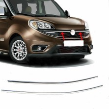 Ekinoks Fiat Doblo Krom Ön Panjur (2prç) 2015 ve Üzeri P.çelik