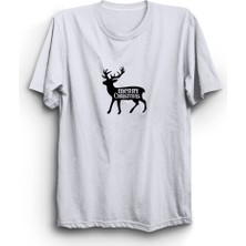 The Fame Box Geyik, Noel Baba, Yeniyıl, Yılbaşı, Merry Christmas Tişört