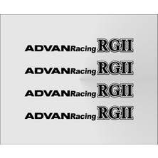 Oto Sticker Advan Jant Sticker Seti Rgıı Rsıı Rs Tüm Modeller