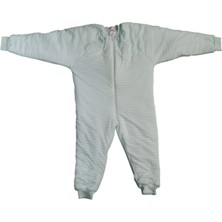 Özlem Bebe 7 12 Yaş Arası Yesil Cizgili Uyku Tulumu