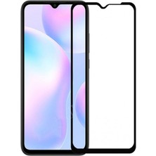 Aksesuarcim Xiaomi Redmi 9c Kırılmaz Mat Cam Koruyucu Tam Kapatan Seramik