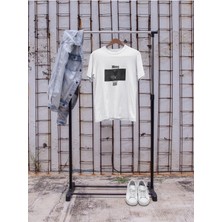 Edizen Mandotary Trap Ultra Premium Oversize Beyaz T-Shirt