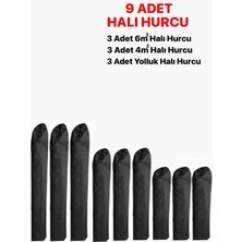 Koru Tekstil 9 Adet Halı Hurcu, Halı Kılıfı, Halı Koruyucu, Halı Ambalajı