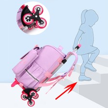 Goodtool Çekçekli Tekerlekli Merdiven Çıkabilen Çocuk Sırt Çantası - Çok Renkli (Yurt Dışından)