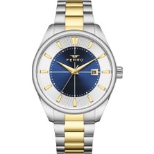 Ferro Sarı ve Gümüş Çelik Kordon Erkek Kol Saati F11239A-D3 F11239A-D3