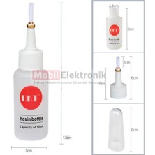 Mbl 50ML Fırça Uçlu Sıvı Saklama Şişesi Yağdanlık