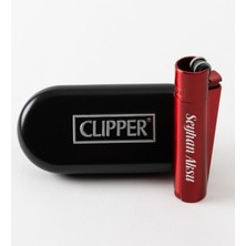 BK Kişiye Özel Red Devil Clipper Metal Çakmak