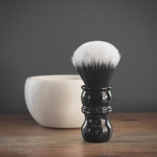 Yaqi Brush Tuxedo Reçine Saplı Klasik Sentetik Tıraş Fırçası, Yüksek Kaliteli Hızlı Köpük Üretme ve Çabuk Kuruma Özelliği