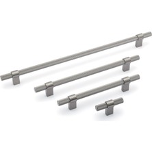 System 96MM Nikel Saten Mobilya Dolap Çekmece Kulbu - SY8774 0096 Nb-Nb
