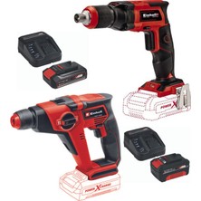 Einhell Te-Hd 18/12 Akülü Matkap Te-Dy 18 Alçıpan Vidalama 2.5-4.0AH Starter Kit Akülü Set