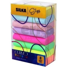 Silka Silgi Curved Rainbow 8'li Blister