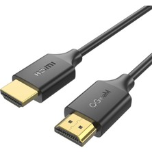 Qgeem QG-AV16 4K HDMI Kablo 305 cm Görüntü Aktarım Kablosu HDMI 2.0 Altın Kaplama Uçlar