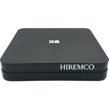 Hiremco X6 4K Ultra Hd Android V.10 Tv Box 4gb Ram - 64GB Hafıza