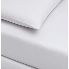 Taç Çarşaf Seti Pamuklu Lastikli 120 x 200 Tek Kişilik Ekru