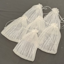 FNT Tasarım Fnt Ufak Kese 12*15 cm Ebatında 25 Adettir Hediyelik Bohçalık Kına Lavanta Sabun Çerez Kesesi