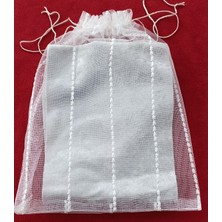 FNT Tasarım Fnt Desenli Tül Kese 17*24CM. 12 Adettir.