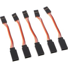 6X5PCS Erkekten Kadın Servo Uzatma Kurşun Kablosu 3 Pin Futaba Jr Konektörü 50MM 6 Pcs