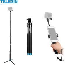 Telesin El Uzatılabilir Selfie Sopa Monopod Alüminyum