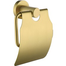Fontana Fırçalanmış Altın Tuvalet Kağıtlığı